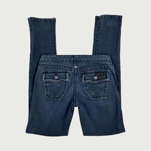 Flap Pocket Skinny Jeans